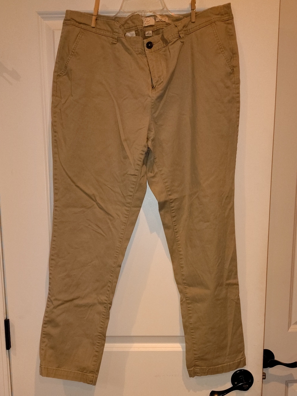 a new day Women's Tan Chino Pants